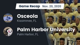 Recap: Osceola  vs. Palm Harbor University  2020