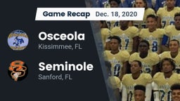 Recap: Osceola  vs. Seminole  2020