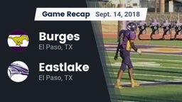 Recap: Burges  vs. Eastlake  2018