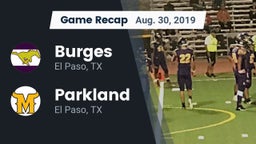 Recap: Burges  vs. Parkland  2019