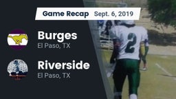 Recap: Burges  vs. Riverside  2019