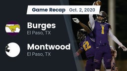 Recap: Burges  vs. Montwood  2020
