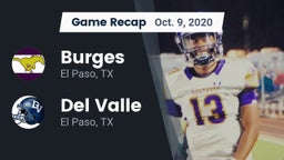 Recap: Burges  vs. Del Valle  2020