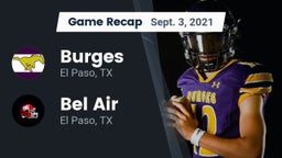 Recap: Burges  vs. Bel Air  2021