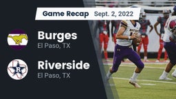 Recap: Burges  vs. Riverside  2022