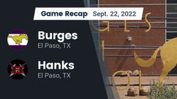 Recap: Burges  vs. Hanks  2022