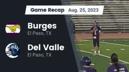 Recap: Burges  vs. Del Valle  2023