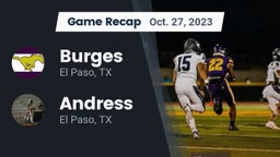 Recap: Burges  vs. Andress  2023