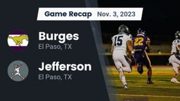 Recap: Burges  vs. Jefferson  2023