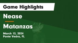 Nease  vs Matanzas  Game Highlights - March 13, 2024