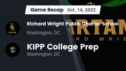 Recap: Richard Wright Public Charter School  vs. KIPP College Prep  2022