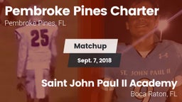 Matchup: Pembroke Pines vs. Saint John Paul II Academy 2018