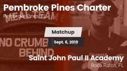 Matchup: Pembroke Pines vs. Saint John Paul II Academy 2019