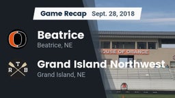 Recap: Beatrice  vs. Grand Island Northwest  2018