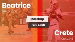 Matchup: Beatrice  vs. Crete  2018