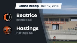 Recap: Beatrice  vs. Hastings  2018