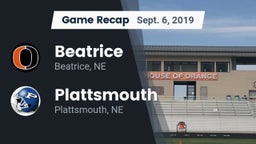 Recap: Beatrice  vs. Plattsmouth  2019
