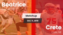 Matchup: Beatrice  vs. Crete  2019