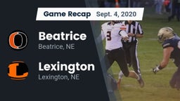 Recap: Beatrice  vs. Lexington  2020