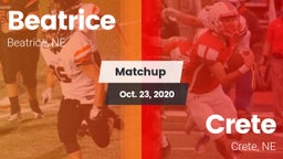 Matchup: Beatrice  vs. Crete  2020