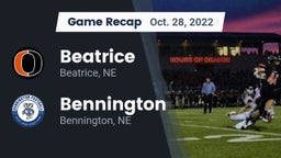 Recap: Beatrice  vs. Bennington  2022