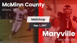 Matchup: McMinn County High vs. Maryville  2017