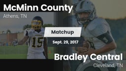 Matchup: McMinn County High vs. Bradley Central  2017