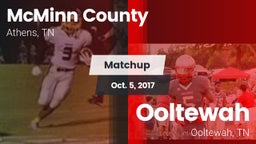Matchup: McMinn County High vs. Ooltewah  2017