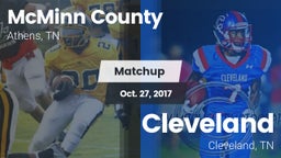 Matchup: McMinn County High vs. Cleveland  2017