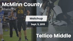 Matchup: McMinn County High vs. Tellico Middle 2019