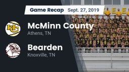 Recap: McMinn County  vs. Bearden  2019