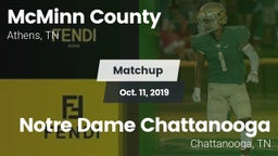 Matchup: McMinn County High vs. Notre Dame Chattanooga 2019