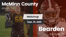 Matchup: McMinn County High vs. Bearden  2020