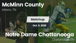 Matchup: McMinn County High vs. Notre Dame Chattanooga 2020