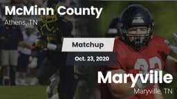 Matchup: McMinn County High vs. Maryville  2020
