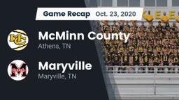 Recap: McMinn County  vs. Maryville  2020