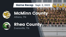 Recap: McMinn County  vs. Rhea County  2022