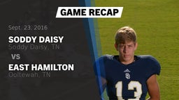Recap: Soddy Daisy  vs. East Hamilton  2016