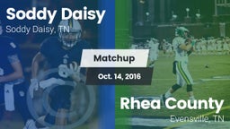 Matchup: Soddy Daisy High vs. Rhea County  2016