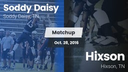Matchup: Soddy Daisy High vs. Hixson  2016