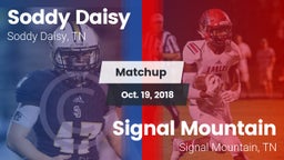 Matchup: Soddy Daisy High vs. Signal Mountain  2018