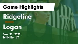Ridgeline  vs Logan  Game Highlights - Jan. 27, 2023