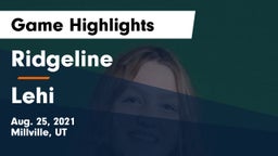 Ridgeline  vs Lehi  Game Highlights - Aug. 25, 2021