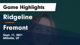 Ridgeline  vs Fremont  Game Highlights - Sept. 11, 2021