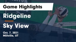 Ridgeline  vs Sky View  Game Highlights - Oct. 7, 2021