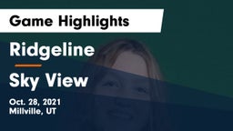 Ridgeline  vs Sky View  Game Highlights - Oct. 28, 2021