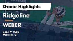 Ridgeline  vs WEBER  Game Highlights - Sept. 9, 2022