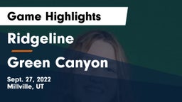 Ridgeline  vs Green Canyon  Game Highlights - Sept. 27, 2022