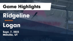 Ridgeline  vs Logan  Game Highlights - Sept. 7, 2023