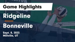 Ridgeline  vs Bonneville  Game Highlights - Sept. 8, 2023